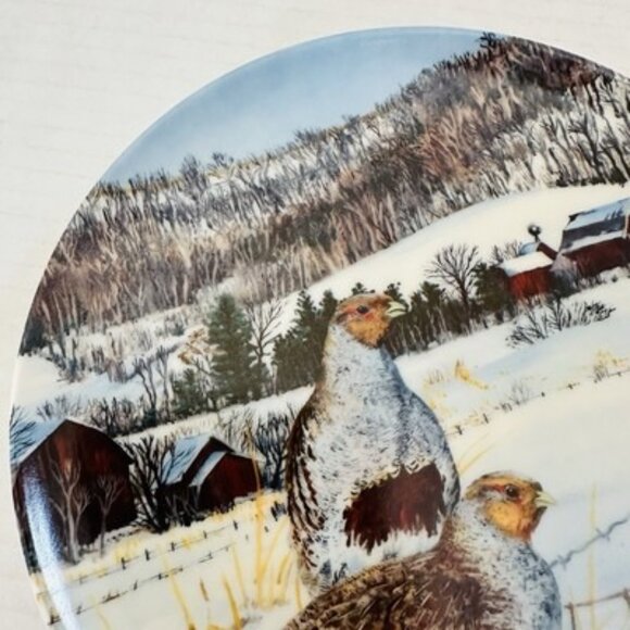 1987 The Gray Partridge Collectors Plate Knowles Wayne Anderson #516A 8 1/2” COA - Picture 15 of 16